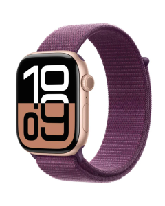 Apple Watch Series 10 42mm, GPS, Alumínio Rose Gold, Pulseira Esportiva Light Blush