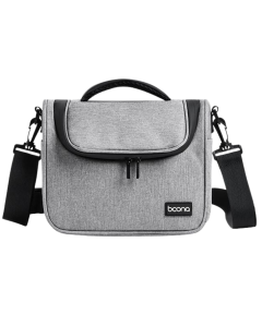 Bolsa de Ombro Impermeável para Câmera DSLR e Mirrorless Sony, Nikon e Canon (Cinza) G