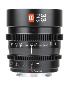 Lente de cinema Viltrox 33 mm T1.5 (Sony E-Mount)
