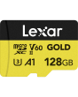 Cartão de Memória microSDXC Lexar Gold 128GB UHS-I 280MB/s