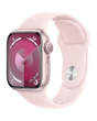 Apple Watch Series 9 45mm, GPS, Alumínio Pink, Pulseira Esportiva Pink