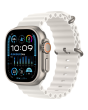 Apple Watch Ultra 2 49mm, Titanium, Pulseira White Ocean