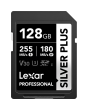 Cartão de Memória SDXC Lexar Professional Silver Plus 128GB UHS-I 255MB/s