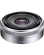 Lente Sony E 16mm f/2.8 (Prata) - Garantia de 18 Meses