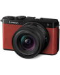 Câmera Panasonic Lumix S9 Mirrorless com lente 18-40mm f/4.5-6.3 - Crimson Red