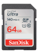Cartão de Memória SDXC SanDisk Ultra 64GB UHS-I 140MB/s
