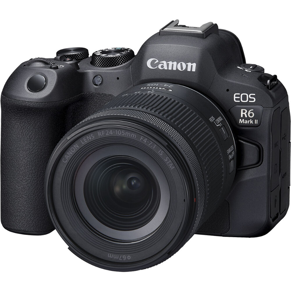 Câmera Canon EOS R6 Mark II Mirrorless com Lente 24-105mm f/4-7.1