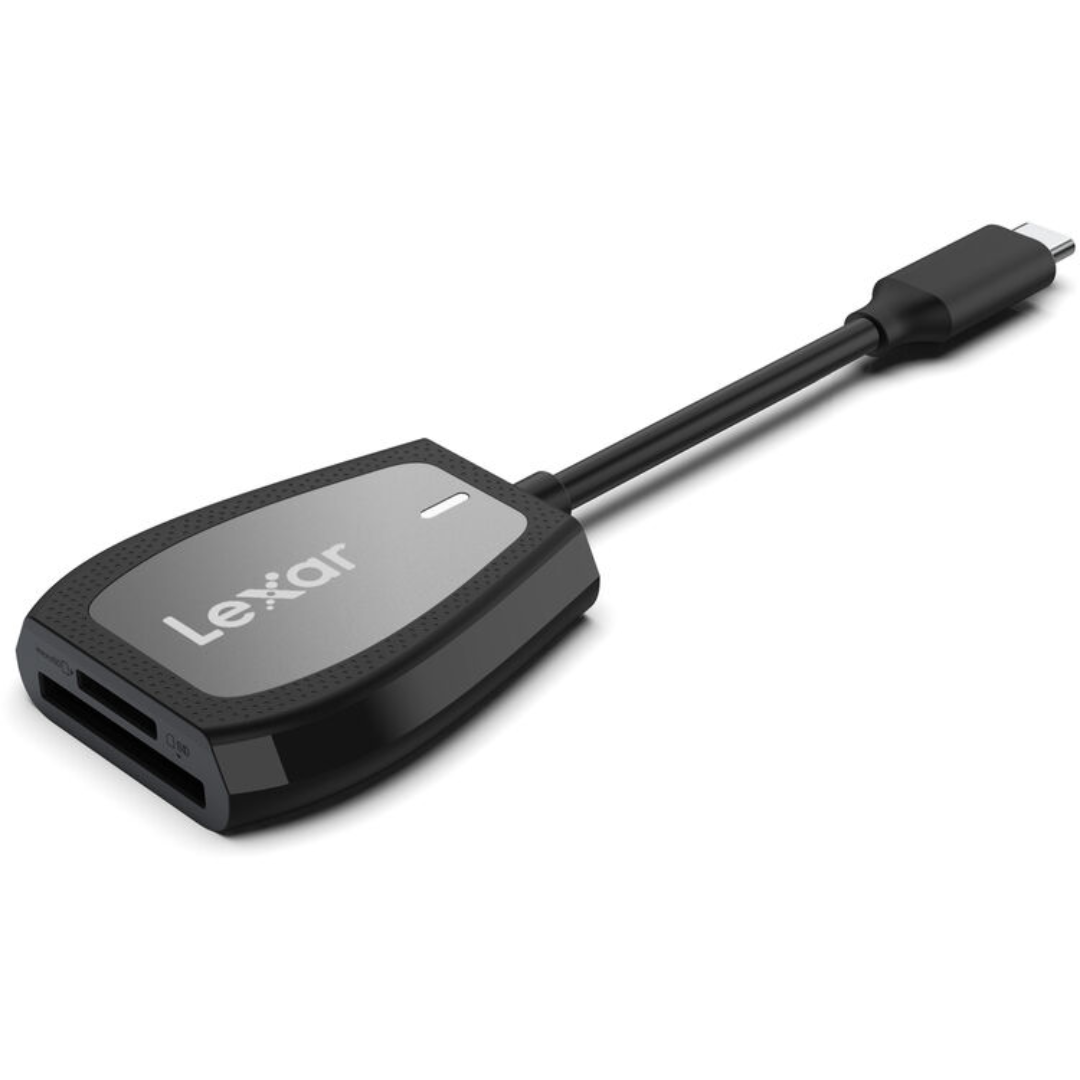 Leitor de Cartão Lexar Professional  USB-C 2 em 1 para SD, Micro SD II, SDHC II e SDXC II