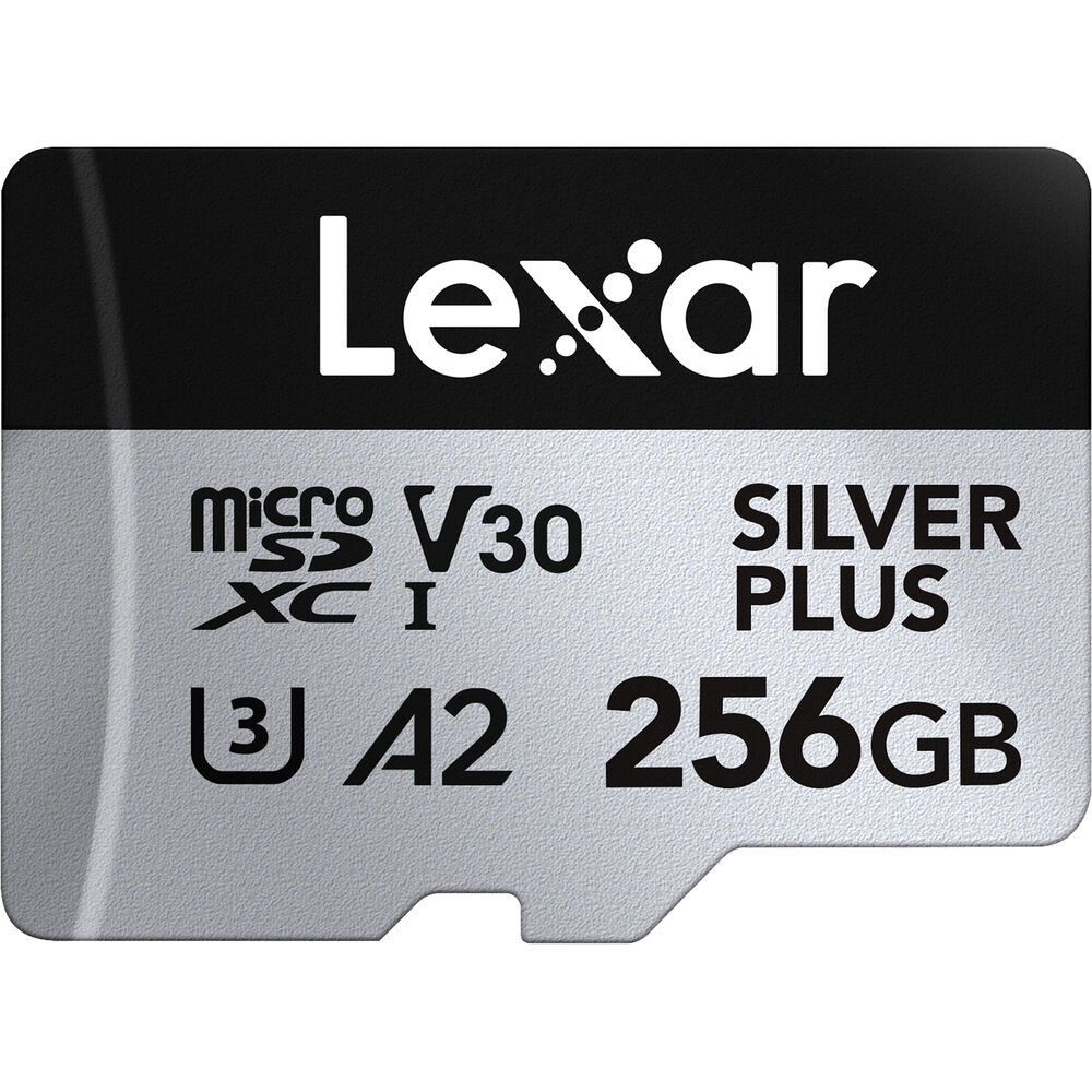 Cartão de Memória microSDXC Lexar 256gb Professional Silver Plus UHS-I 205MB/s