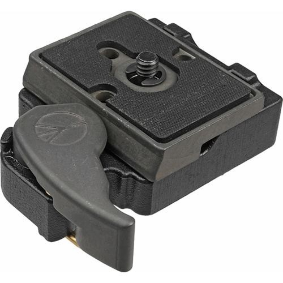 Adaptador de liberação rápida do sistema Manfrotto 323 RC2 com placa 200PL-14