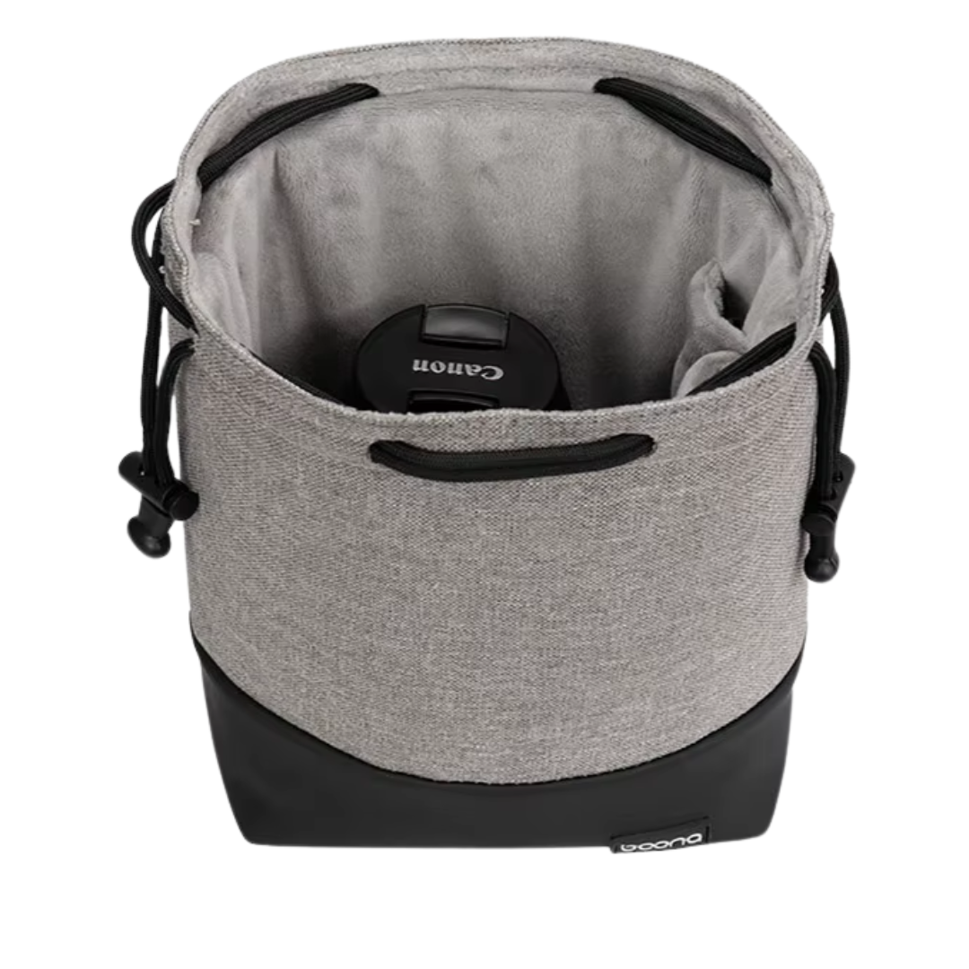 Bolsa Impermeável para transporte de câmeras e lentes Canon, Nikon e Sony. (Preta) M