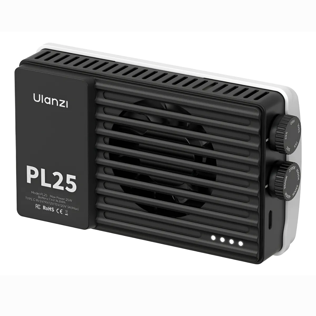 Painel LED Bicolor Ulanzi PL25 25W para Foto e Vídeo