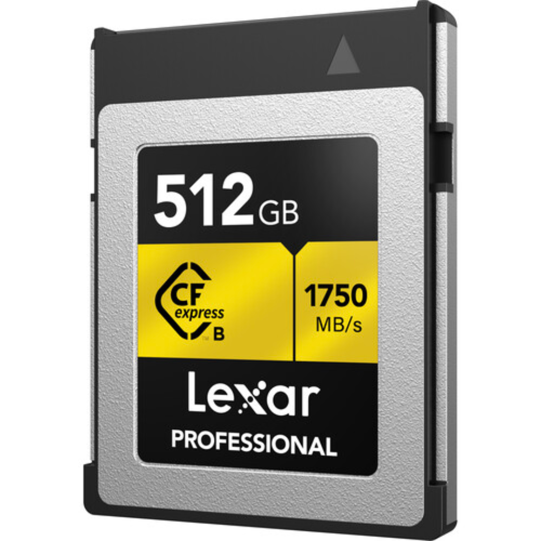 Cartão de Memória CFexpress Lexar Profissional Gold 512GB Type B 1750MB/s Open Box
