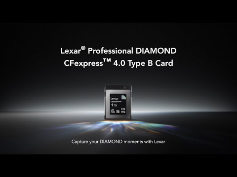 Cartão de Memória CFexpress 4.0 Lexar Profissional Diamond 128GB Type B 3700MB/s