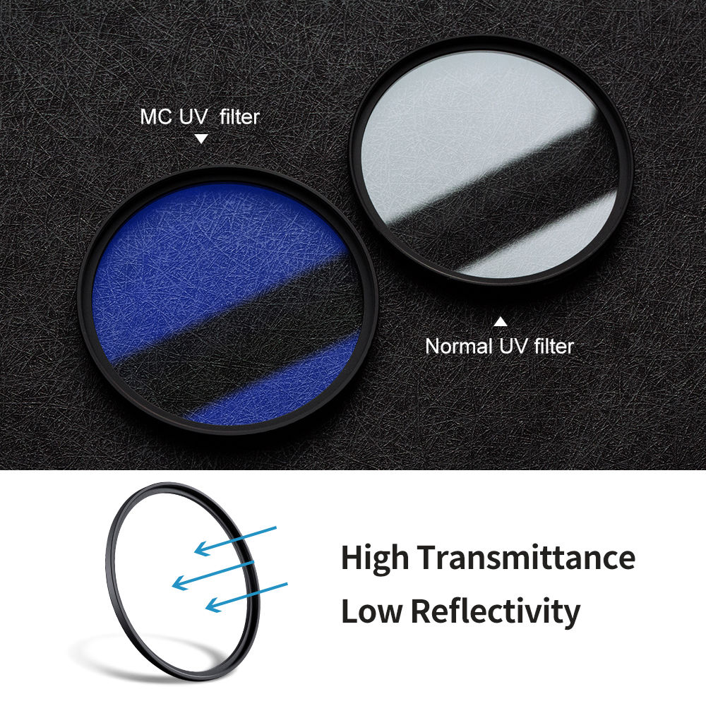 Filtro UV Blue C Series K&F 49mm