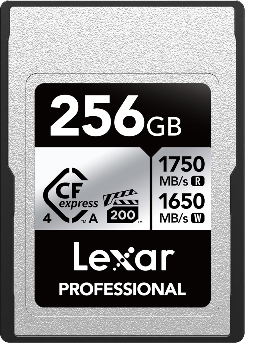 Cartão de Memória CFexpress 4.0 Lexar Profissional Silver 256GB Type A 1750MB/s