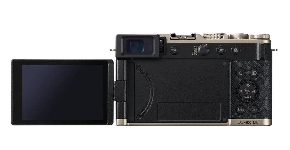 Câmera Compacta Panasonic Lumix L10 (Titânio Dourado) – Ideal para Viagens e Uso Diário