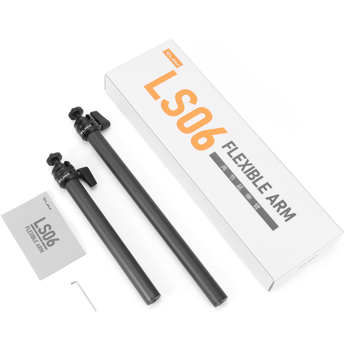 Suporte de Luz de Mesa Extensível VIJIM LS06 – Braço Articulado Ajustável para Iluminação