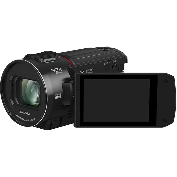 Filmadora Panasonic HC-VX3 UHD 4K com zoom de 24x