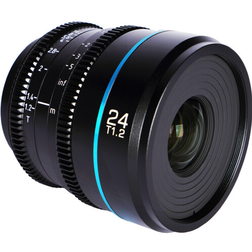 Lente Cinema Sirui Night Walker 24mm T1.2 S35 para Canon RF