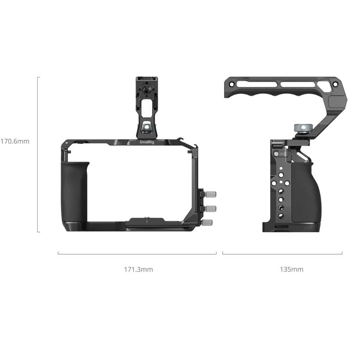 Cage SmallRig com alça superior para Nikon ZR