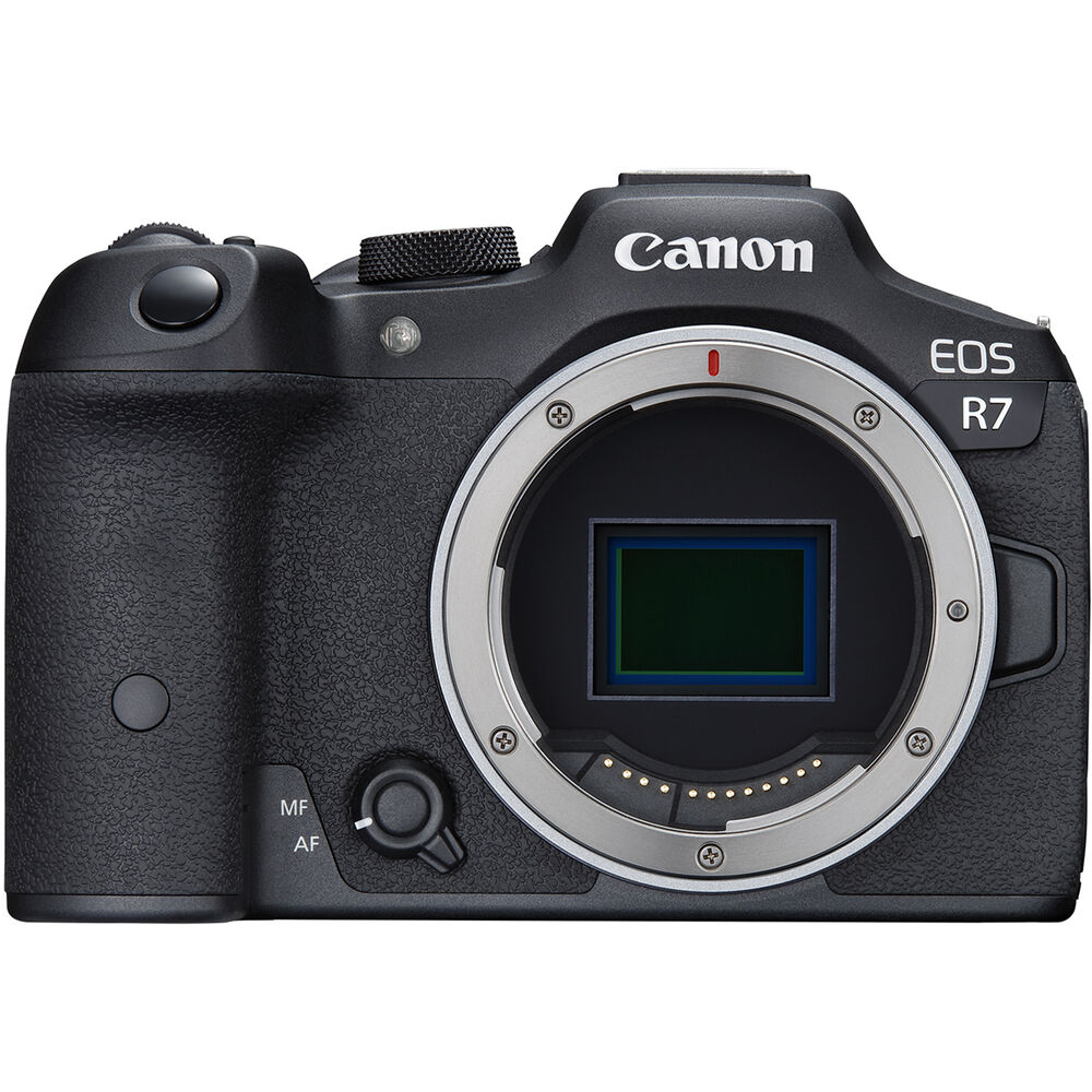 Câmera Canon EOS R7 Mirrorless (Corpo) + Adaptador de Montagem Canon EF-EOS R