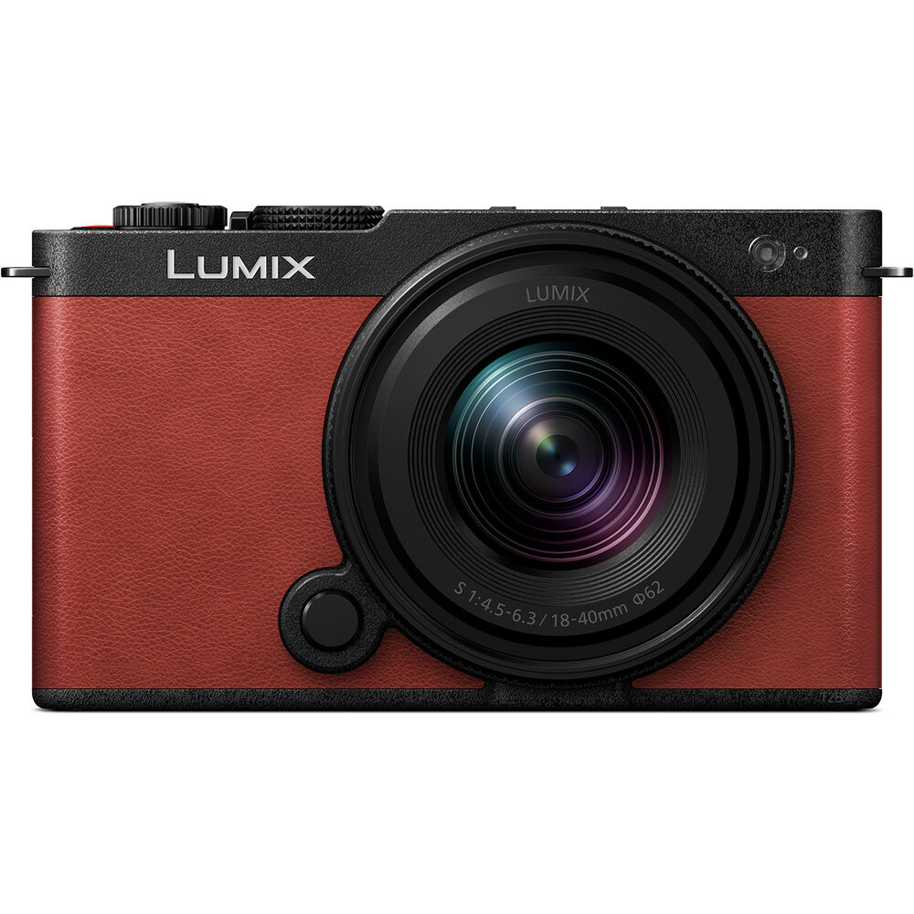 Câmera Panasonic Lumix S9 Mirrorless com lente 18-40mm f/4.5-6.3 - Crimson Red