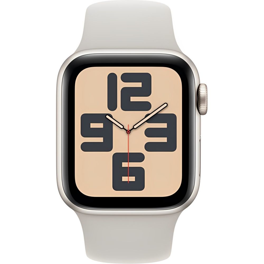 Apple Watch SE 2 40mm, GPS, Alumínio Starlight, Pulseira Esportiva Starlight