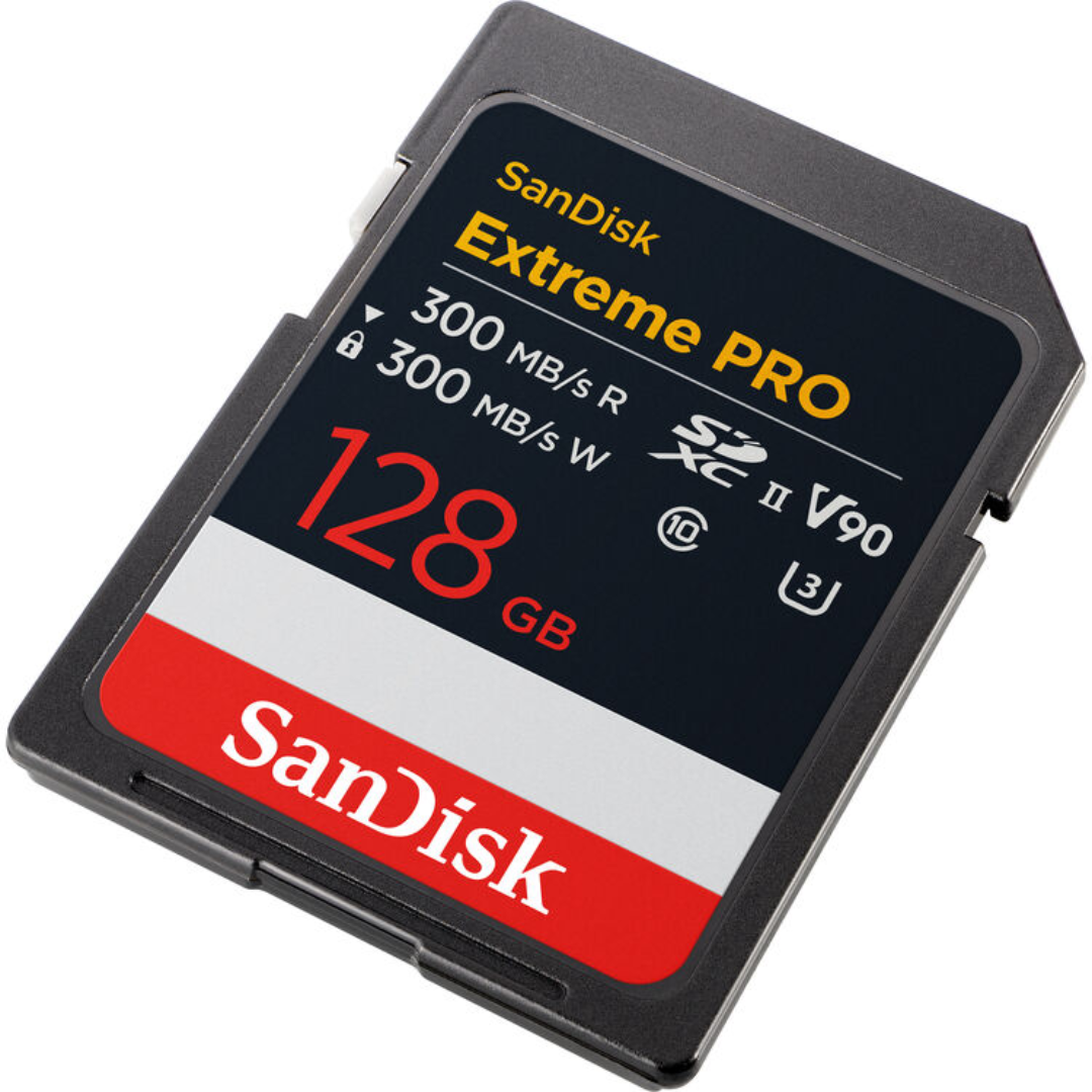 Cartão de Memória SDXC SanDisk Extreme PRO 128GB UHS-II 300MB/s