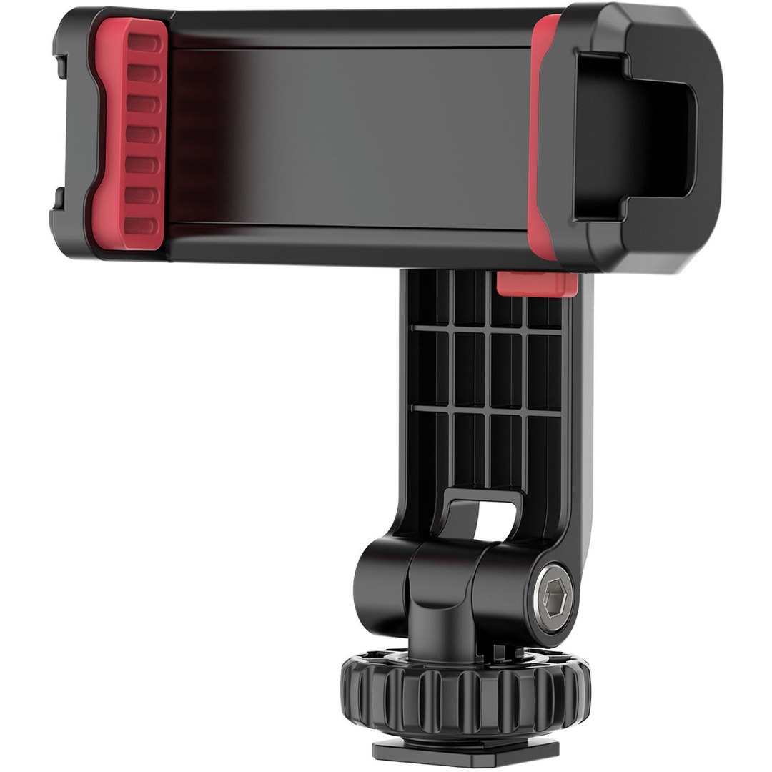 Suporte Ulanzi ST-06S para Celular com Duplo Cold Shoe – Montagem para Tripé e Câmera