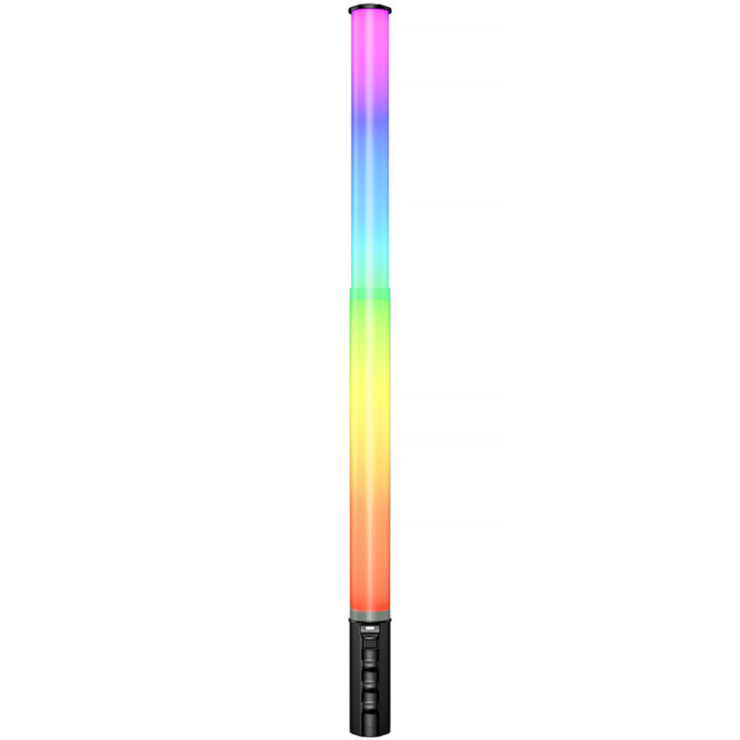 Luz de Vídeo LED Tubo RGB Sirui T60X – Iluminador Telescópico Ajustável de 13" a 24"