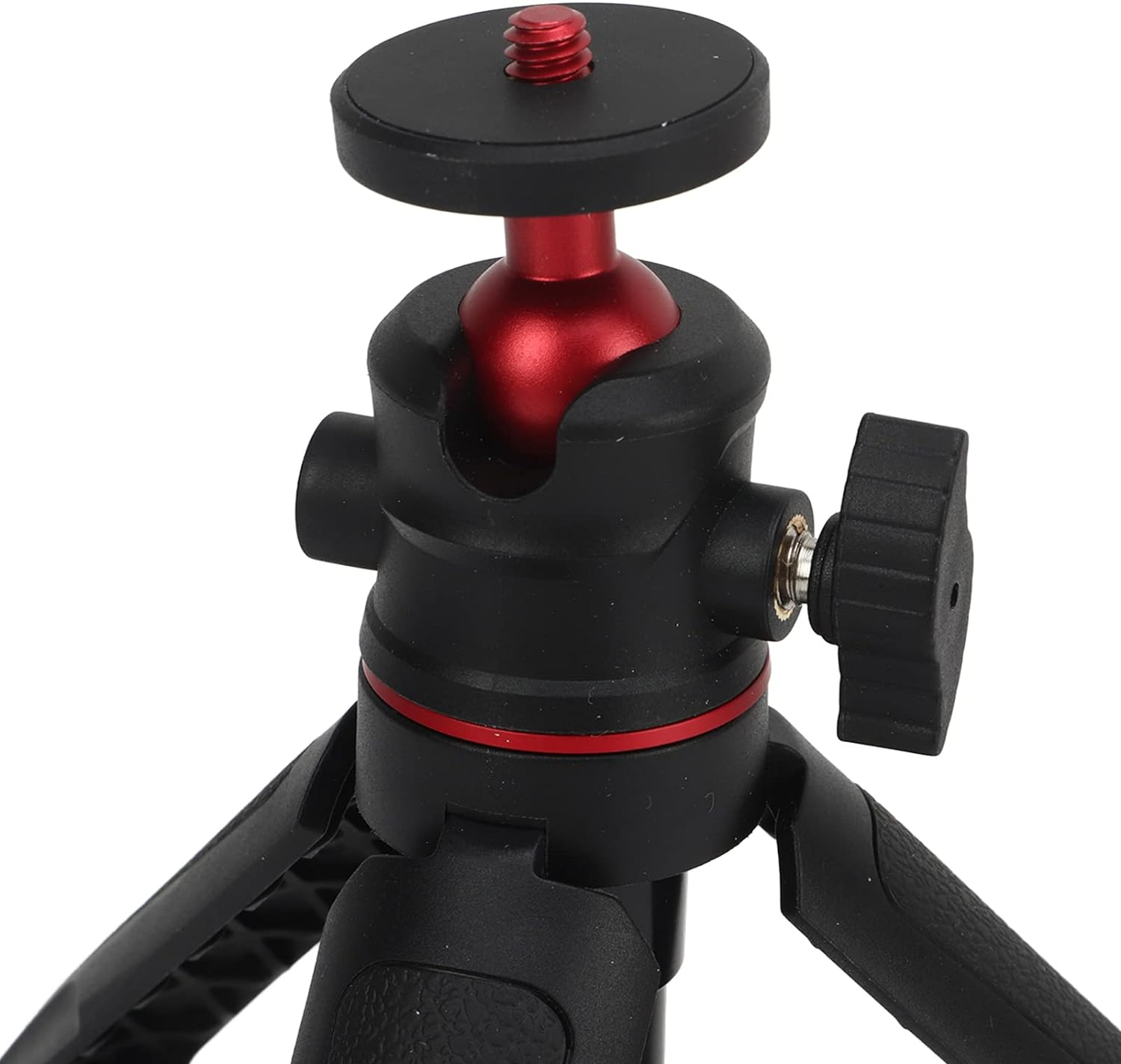 Tripé de Mesa Multifuncional, Suporte de Câmera e Telefone.
