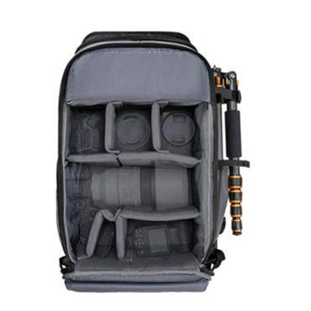Mochila Fotográfica K&F Star Wander 03 para Câmera e Acessórios (Preta) 25L
