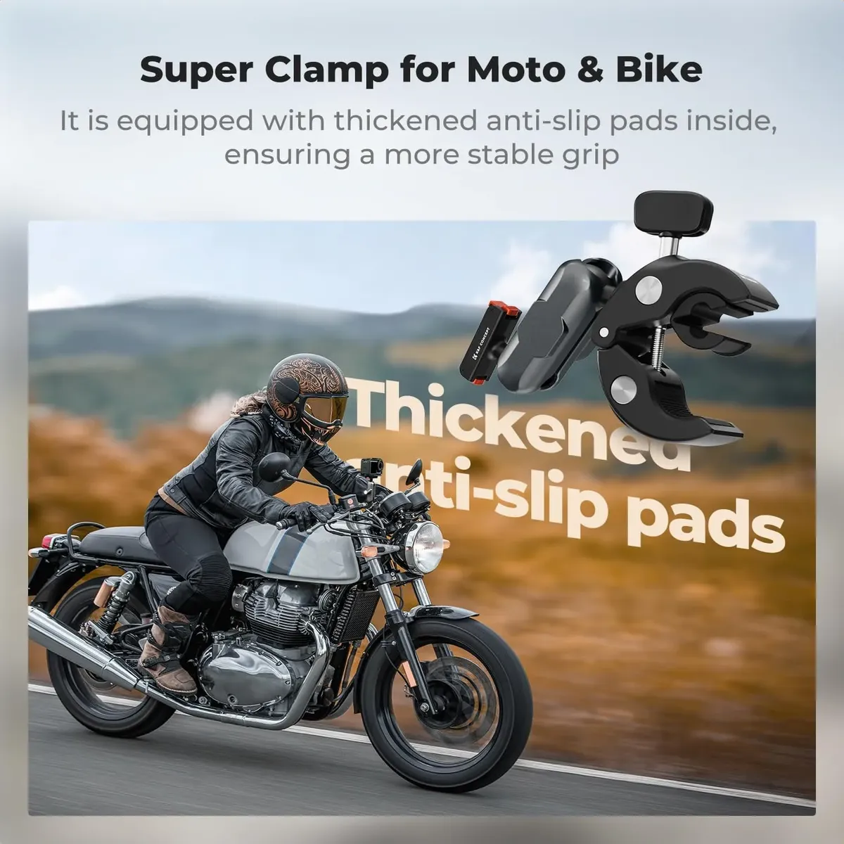 Suporte de Câmera para Bicicleta K&F Concept KF31.204S1 – Montagem para Câmeras de Ação