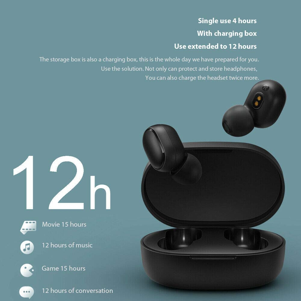 Fones de ouvido intra-auriculares sem fio Xiaomi Redmi AirDots